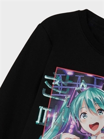 NAME IT Hatsunemiku Sweatshirt Jolin Black